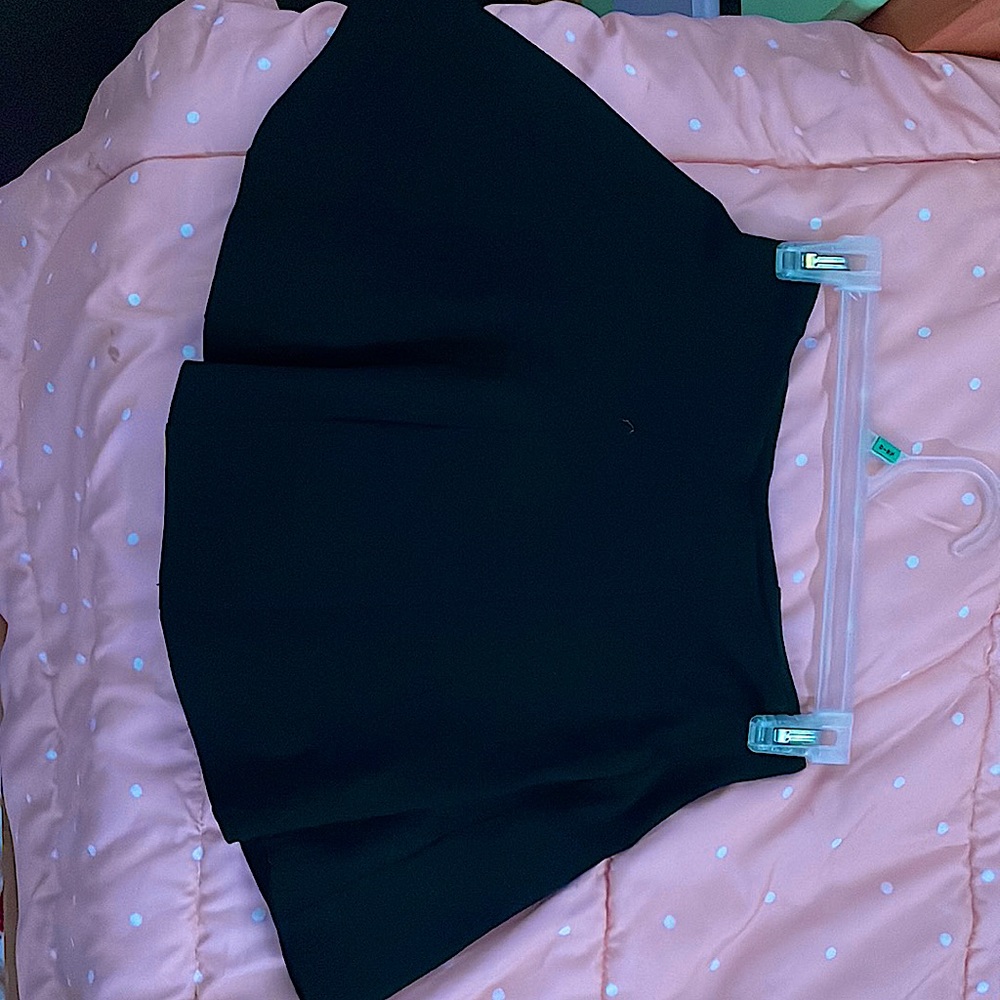 Black tennis skirt